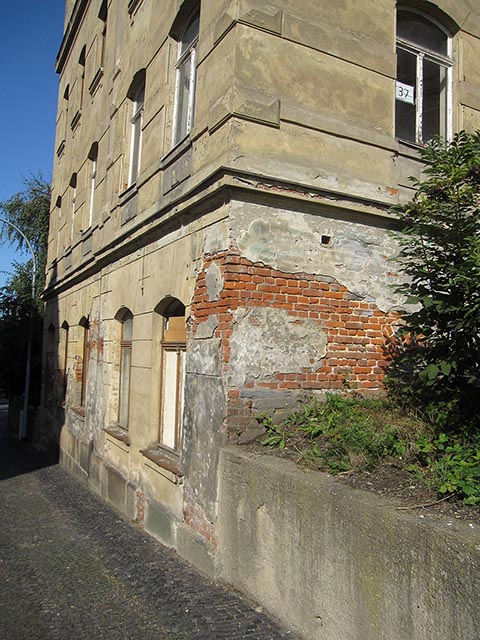 Угол здания.