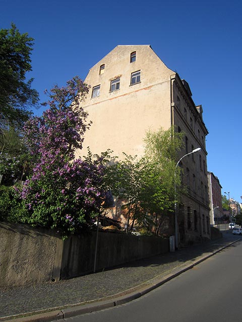 Вид на дом Виктора Дителя с западной стороны.